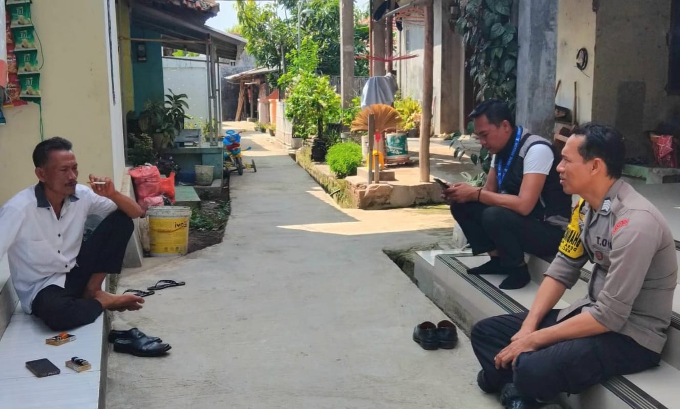 Bhabinkamtibmas Polsek Lohbener Ajak Warga Pamayahan Jaga Kerukunan